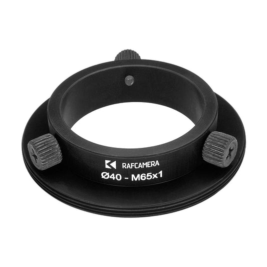 40mm clamp to M65x1 male thread adapter for helicoids