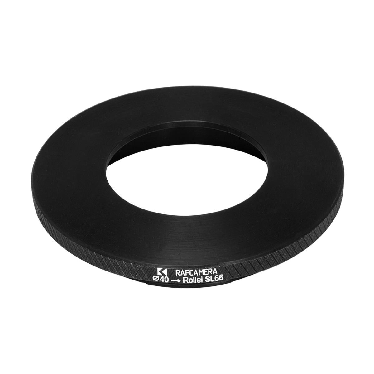 40mm bore to Rolleiflex SL66 mount adapter for shutters