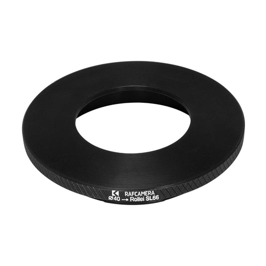 40mm bore to Rolleiflex SL66 mount adapter for shutters