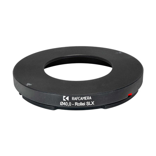 40mm bore to Rolleiflex SLX mount adapter for shutters