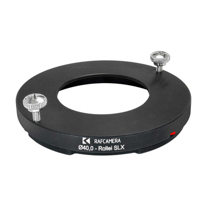 40mm bore to Rolleiflex SLX mount adapter for shutters