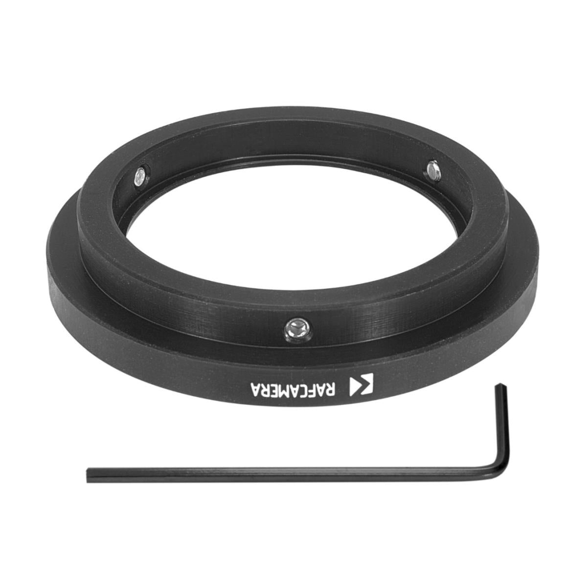 40.5mm clamp to M52x0.75 female thread adapter
