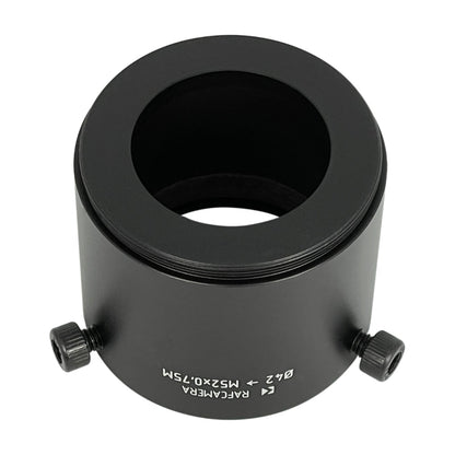 42mm clamp to M52x0.75 male thread for Iscorama S8 2x lens