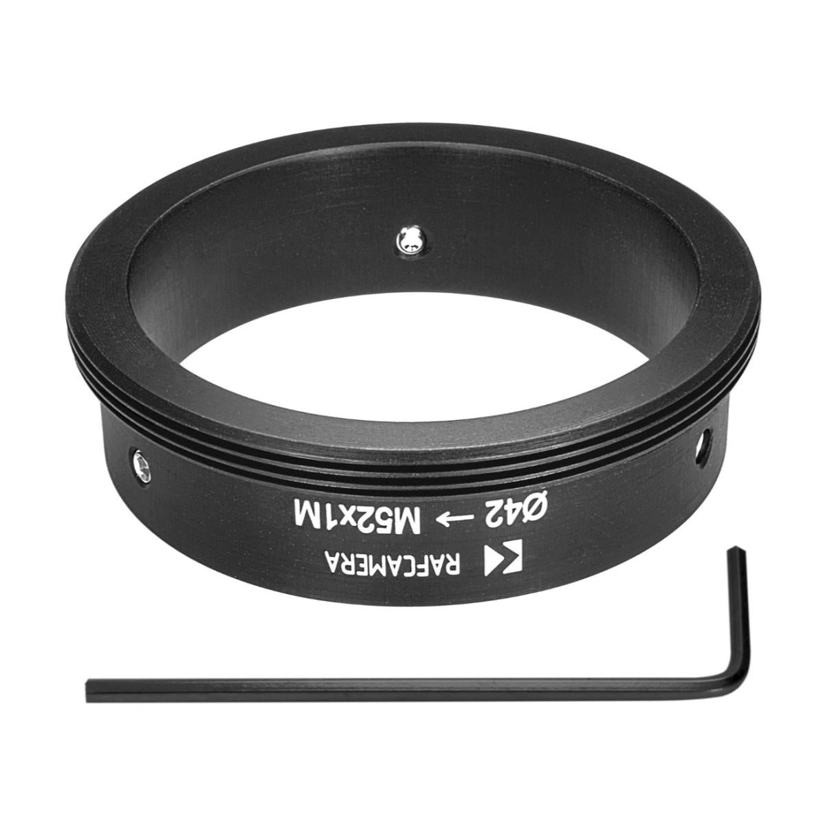 42mm clamp to M52x1 male thread adapter for helicoids
