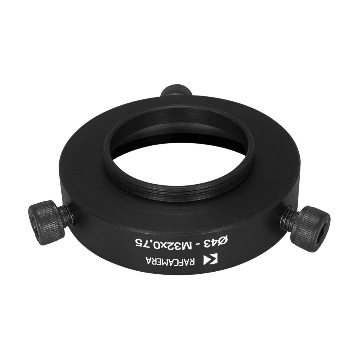 43mm clamp to M32x0.75 male thread adapter (for Kowa 16-D lenses)