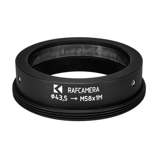 43.5mm clamp to M58x1 male thread adapter for helicoids