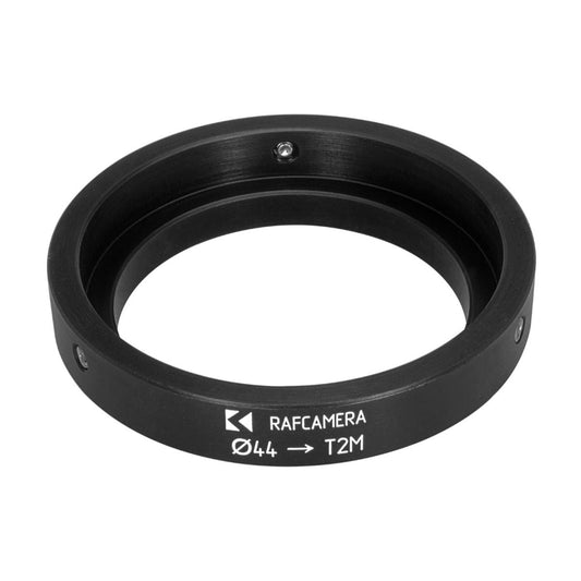 44mm clamp to M42x0.75 (T2 mount) male thread adapter