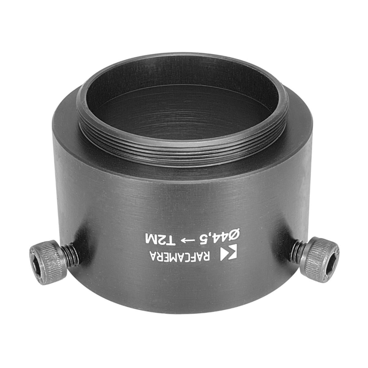 44.5mm clamp to M42x0.75 (T2) male thread adapter for microscope eyepiece tube