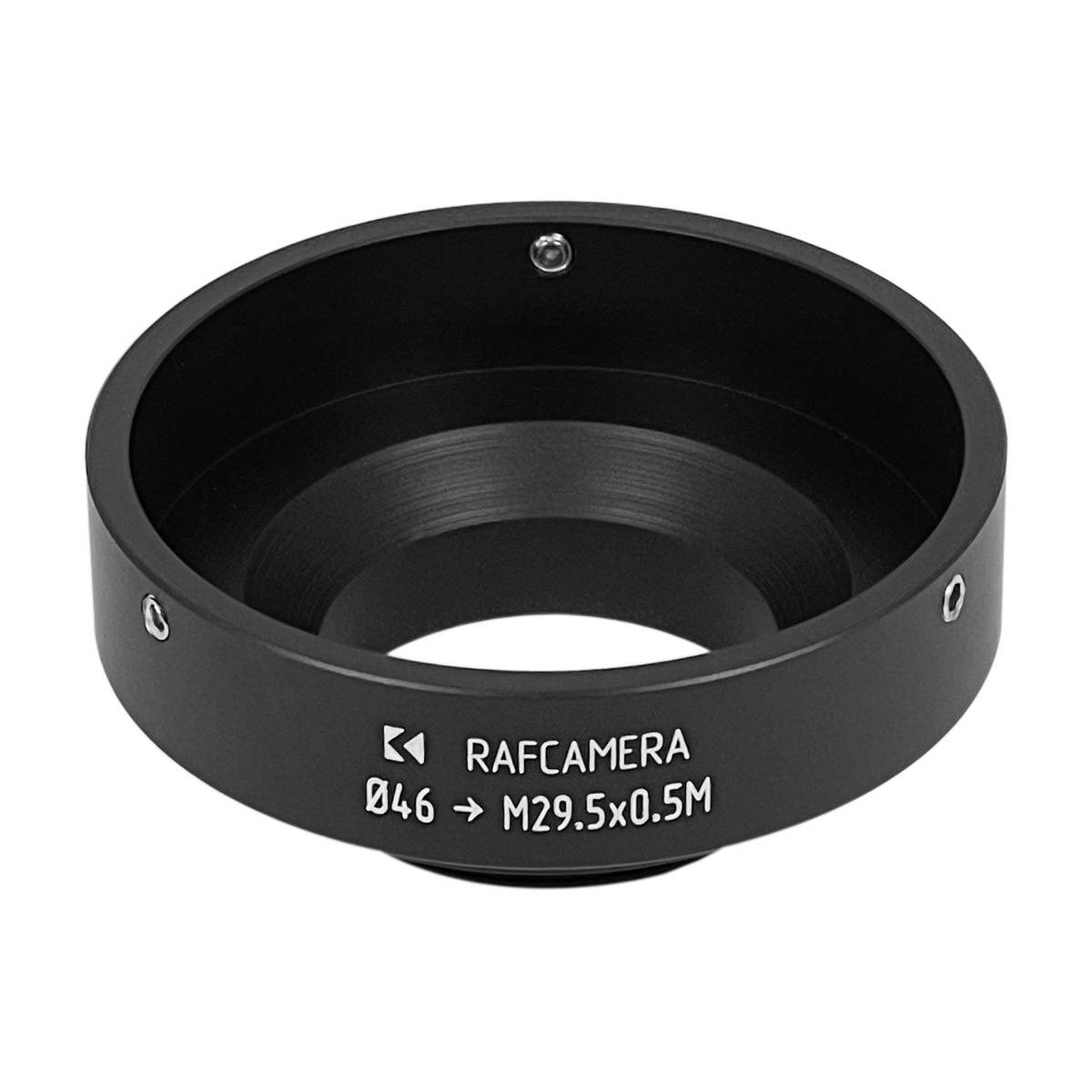 46mm clamp to M29.5x0.5 male thread adapter