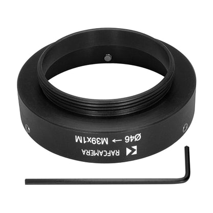 46mm clamp to M39x1 male thread adapter for inspec.x lenses
