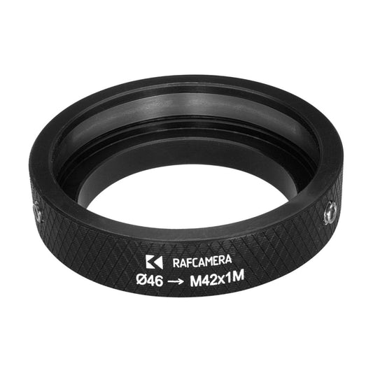 46mm clamp to M42x1 male thread adapter for Linos inspec.x 105mm lens