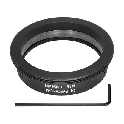 46mm clamp to M58x1 male thread adapter