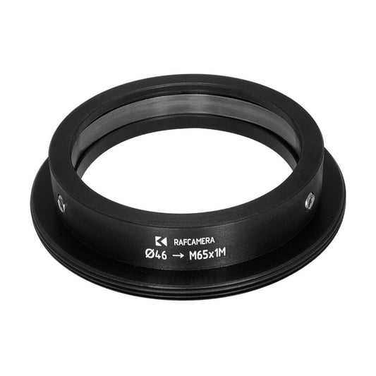 46mm clamp to M65x1 male thread adapter for helicoids