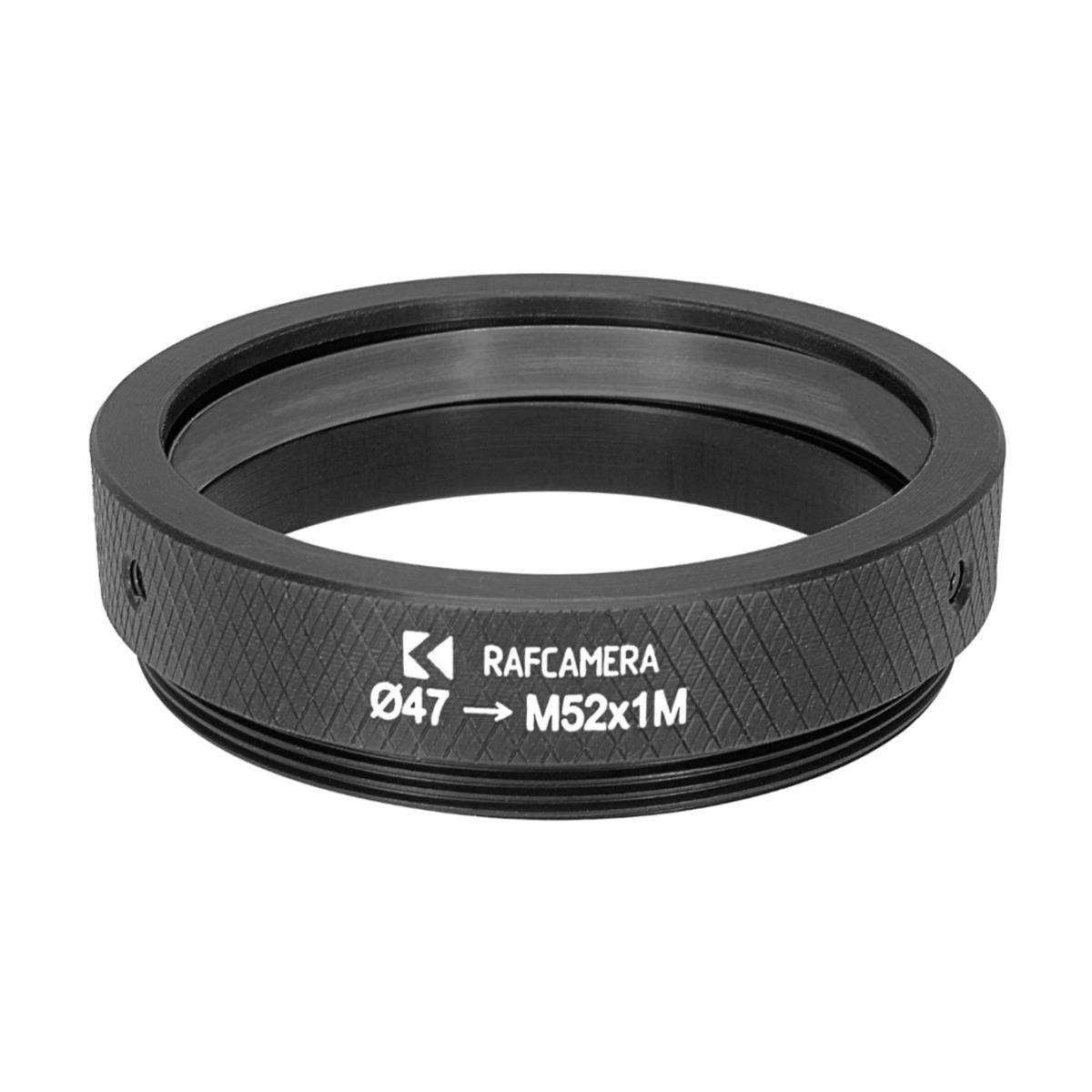 47mm clamp to M52x1 male thread adapter