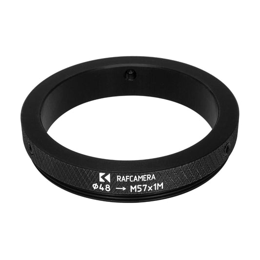 48mm clamp to M57x1 male thread adapter
