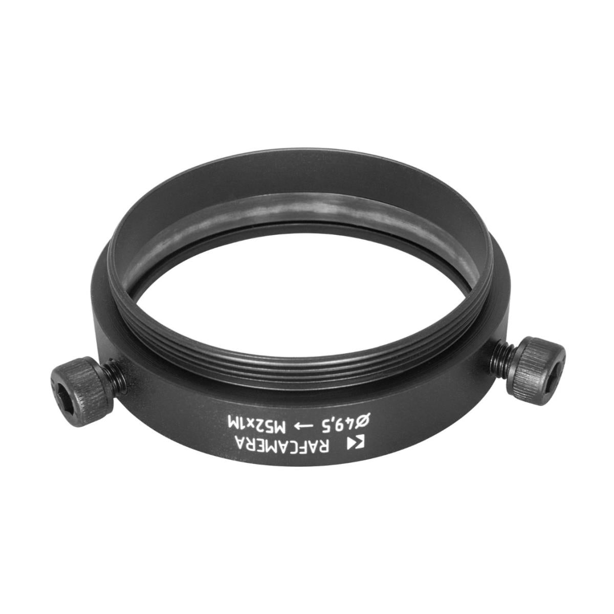 49.5mm clamp to M52x1 male thread adapter