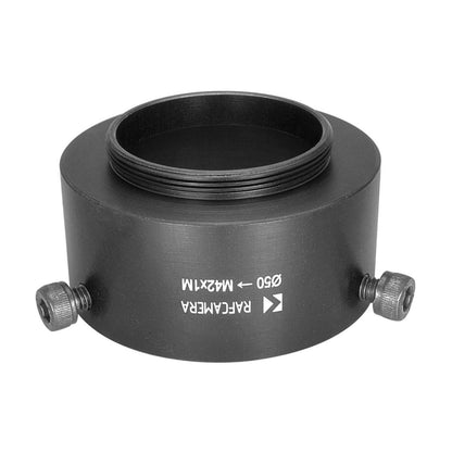 50mm clamp to M42x1 male thread adapter