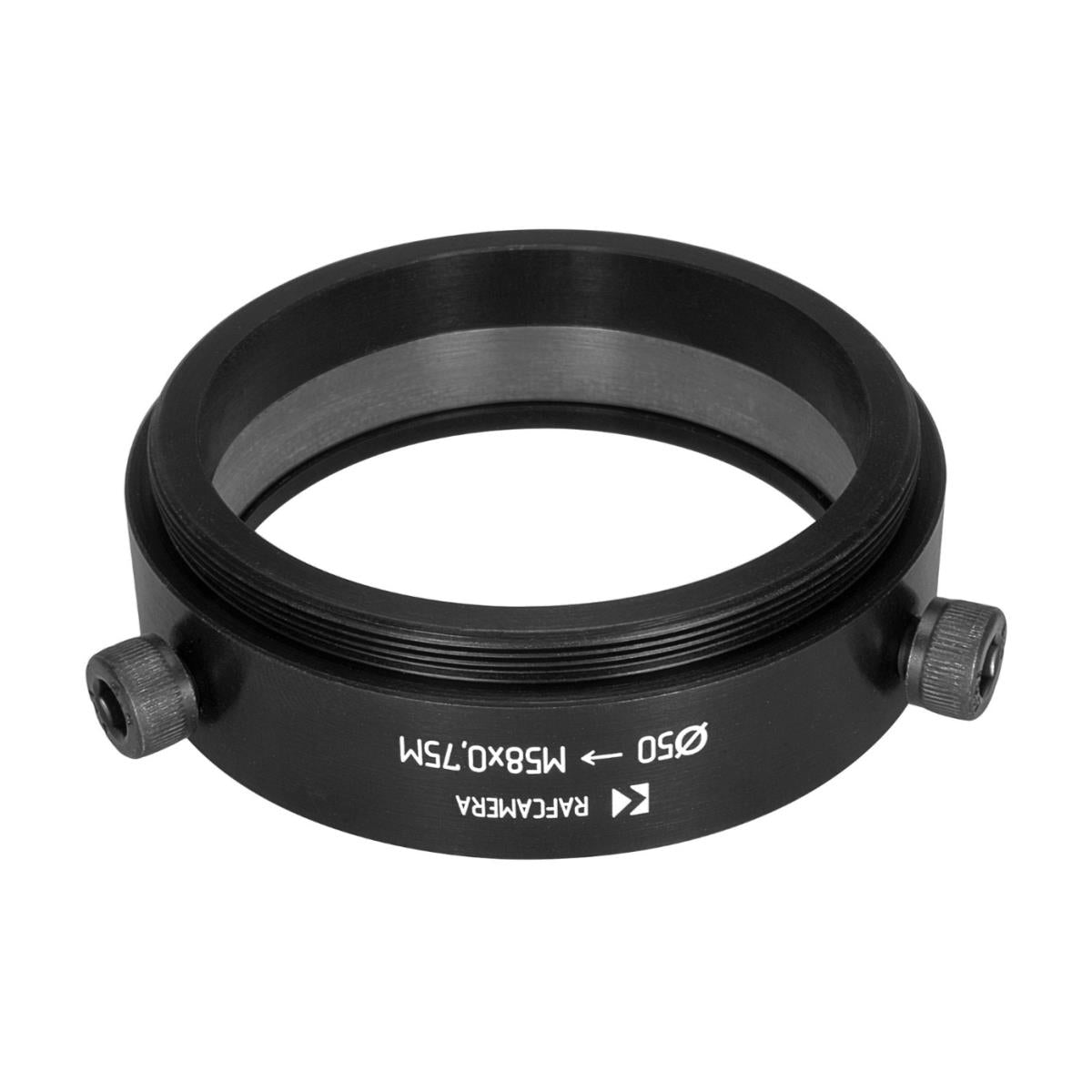50mm clamp to M58x0.75 male thread adapter