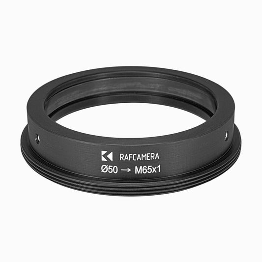 50mm clamp to M65x1 male thread adapter