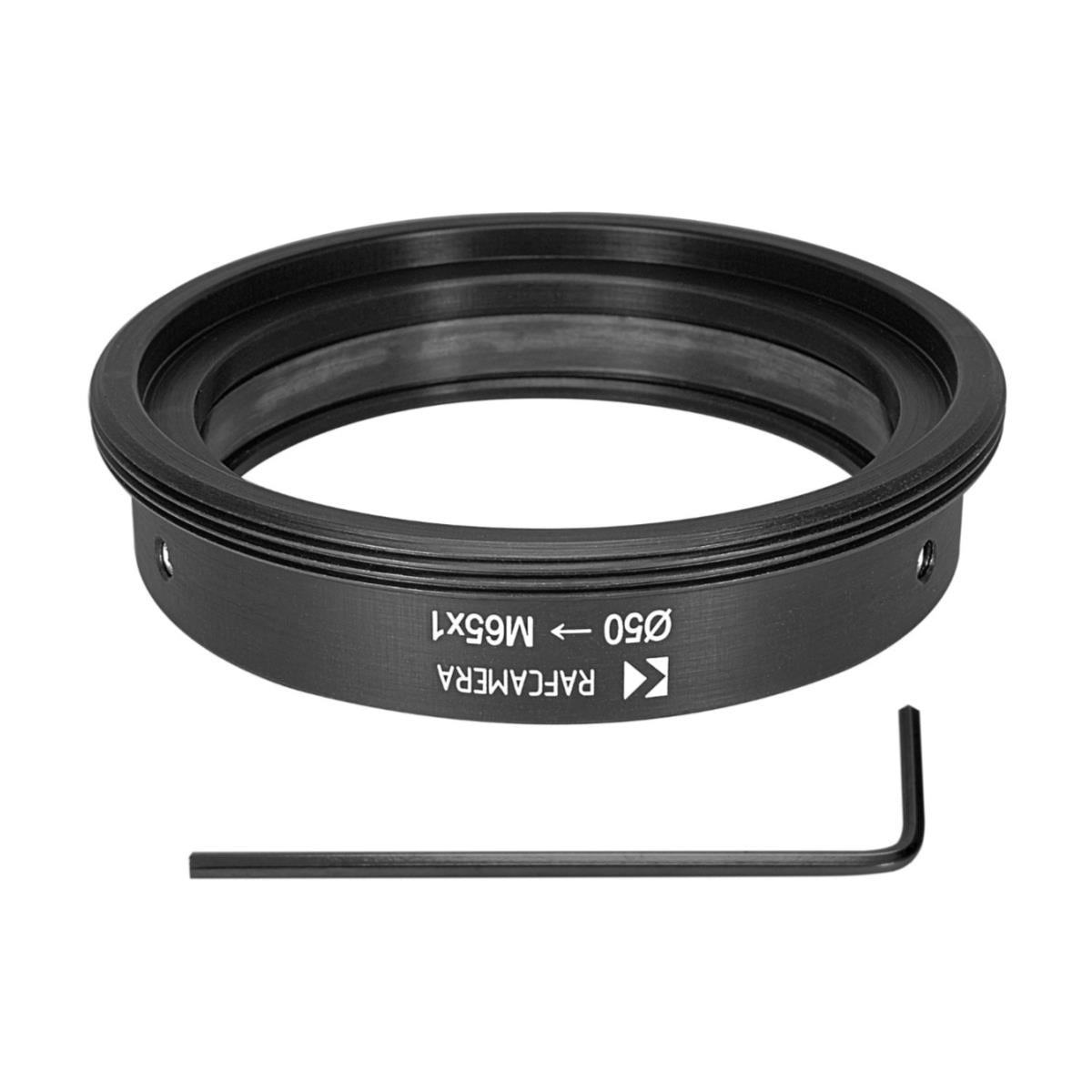 50mm clamp to M65x1 male thread adapter