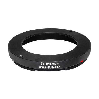 50.6mm bore to Rolleiflex SLX mount adapter for Ilex #3 shutters