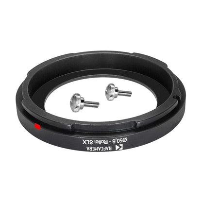 50.6mm bore to Rolleiflex SLX mount adapter for Ilex #3 shutters
