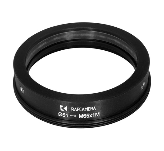 51mm clamp to M65x1 male thread adapter for helicoids