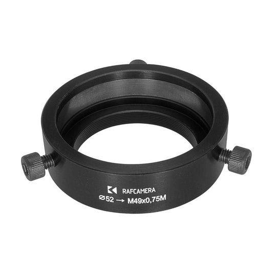 52mm clamp to M49x0.75 male thread adapter for Kowa Anamorphic 16-H lens