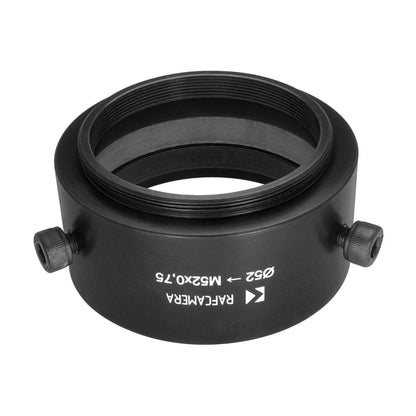 52mm clamp to M52x0.75 male thread adapter for Canon projection lens