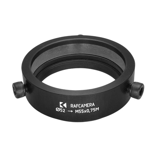 52mm clamp to M55x0.75 male thread adapter for Kowa Anamorphic 16-H lens