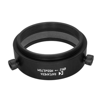 52mm clamp to M55x0.75 male thread adapter for Kowa Anamorphic 16-H lens