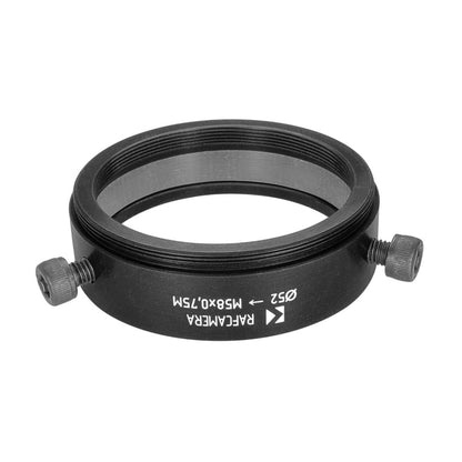52mm clamp to M58x0.75 male thread adapter for Kowa Anamorphic 16-H lens