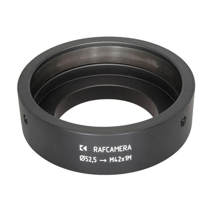 52.5mm clamp to M42x1 male thread adapter, 17mm long