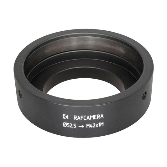 52.5mm clamp to M42x1 male thread adapter, 17mm long