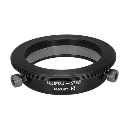 52.5mm clamp to M72x0.75 male thread adapter (for ISCO Ultrastar)