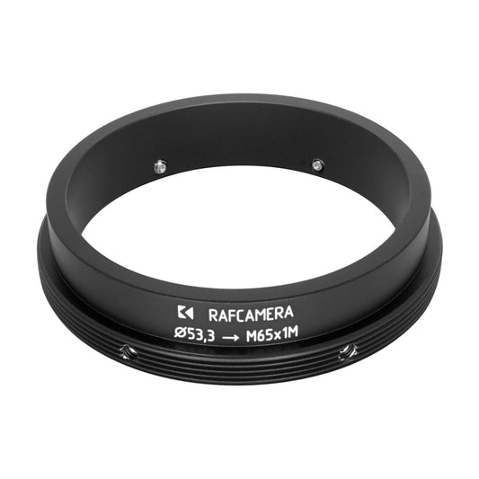 53.3mm clamp to M65x1 male thread adapter