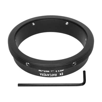 53.3mm clamp to M65x1 male thread adapter