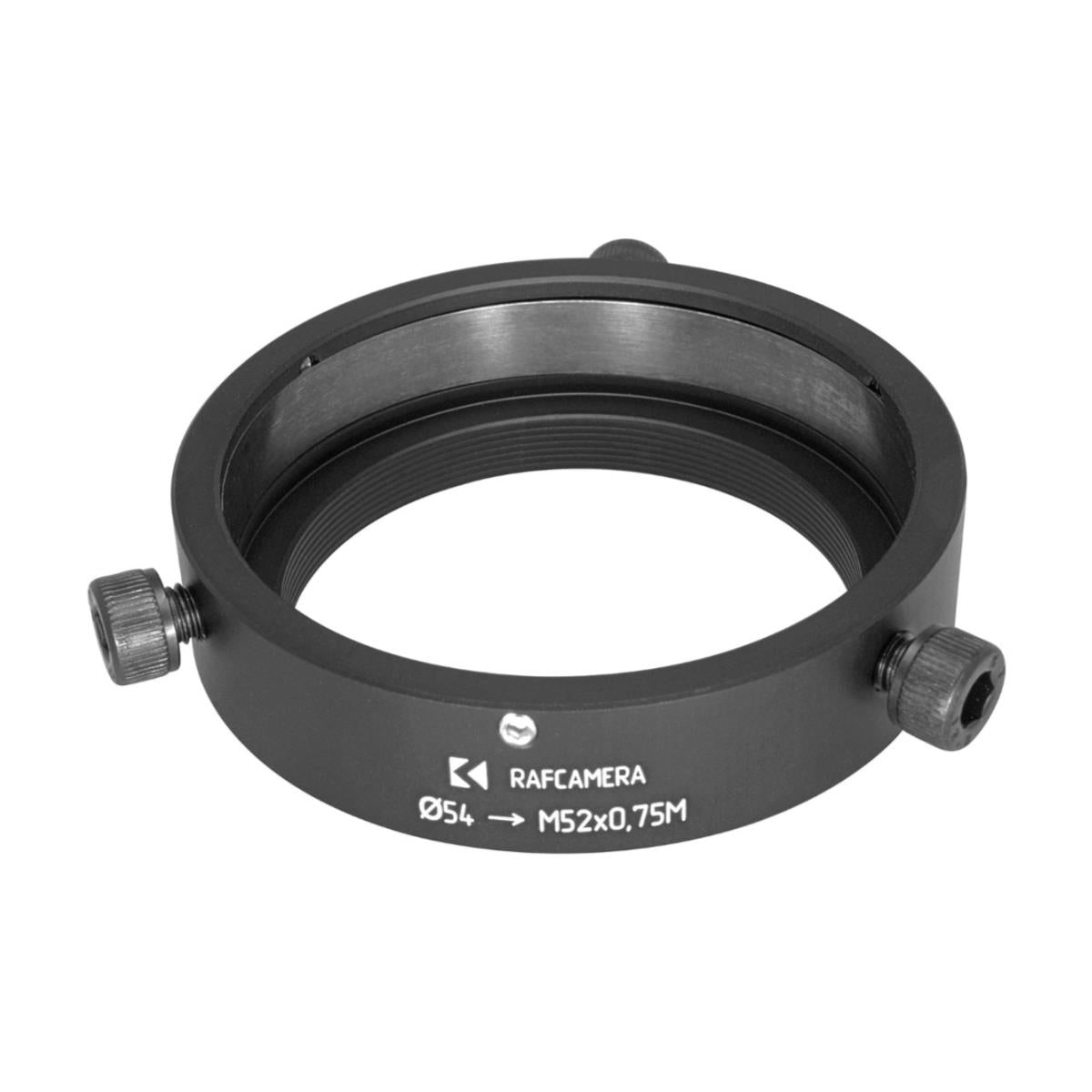 54mm clamp to M52x0.75 male thread adapter for Kowa Anamorphic 35 1.5x