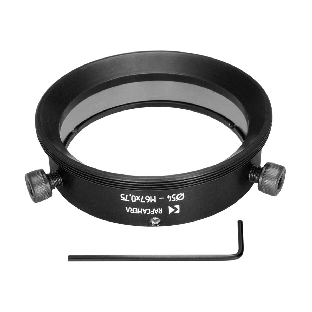 54mm clamp to M67x0.75 male thread adapter for Kowa Anamorphic 35 1.5x