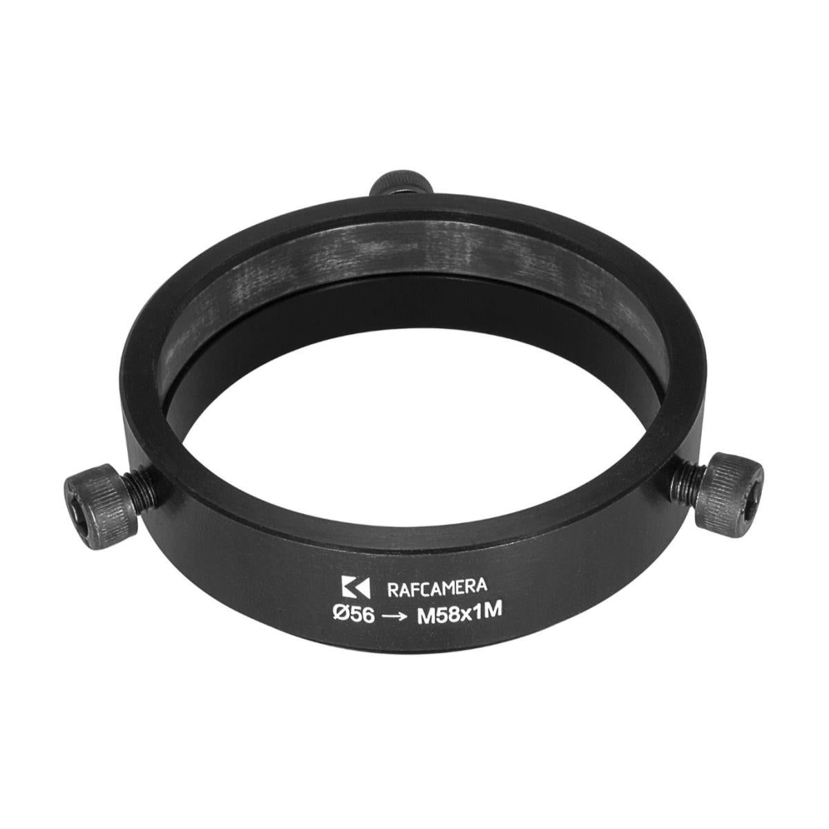 56mm clamp to M58x1 male thread adapter