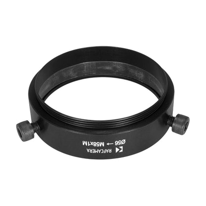 56mm clamp to M58x1 male thread adapter