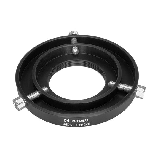 57.5mm clamp to M42x1 female thread adapter for Wild/Leica M420, M450