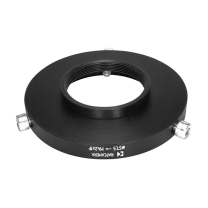 57.5mm clamp to M42x1 female thread adapter for Wild/Leica M420, M450