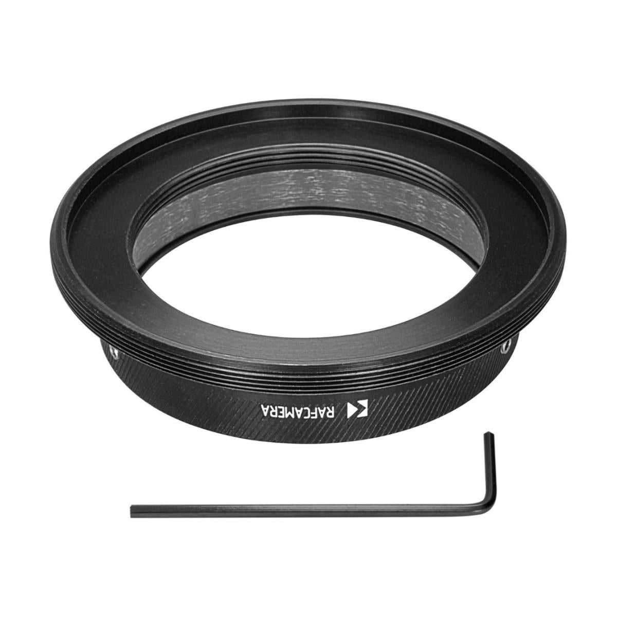 57.5mm clamp to M77x0.75 male thread adapter for Kowa 2x Anamorphic