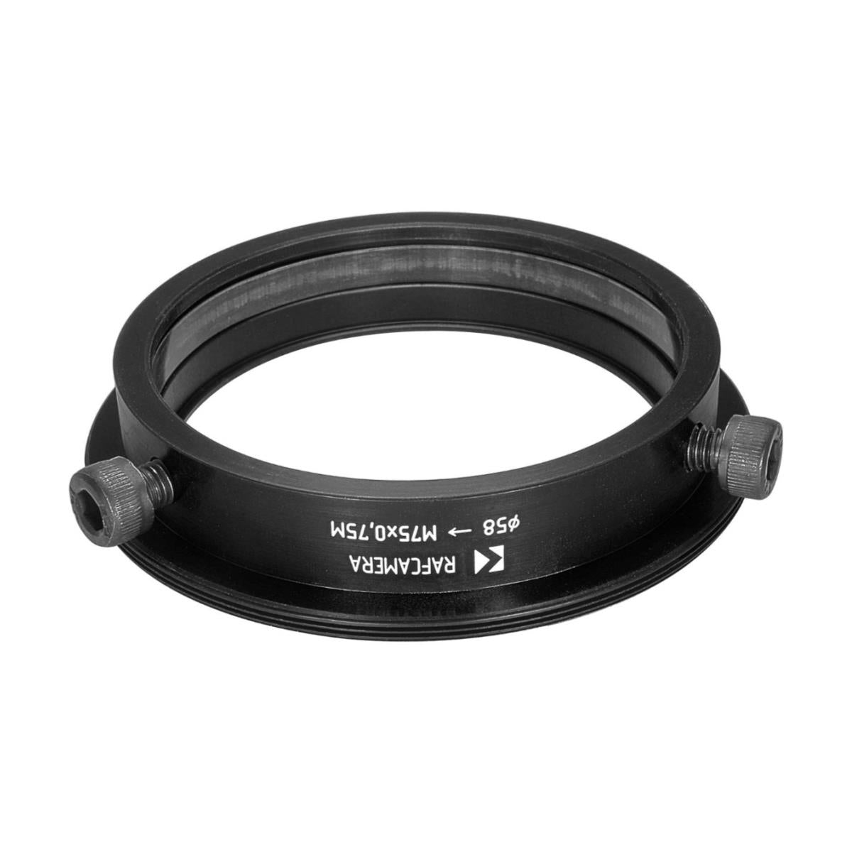 58mm clamp to M75x0.75 male thread adapter (for Rapido FVD-16A)