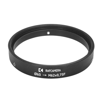 60mm clamp to M62x0.75 female thread for Kowa 16-D lens