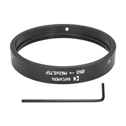 60mm clamp to M62x0.75 female thread for Kowa 16-D lens