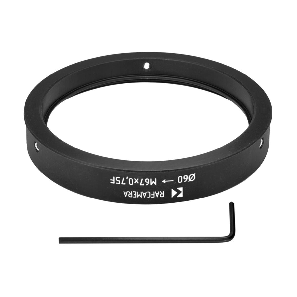 60mm clamp to M67x0.75 female thread for Kowa 16-D lens