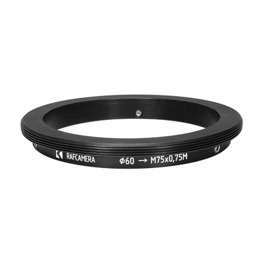 60mm clamp to M75x0.75 male thread adapter for HCDNA, FVD-16A