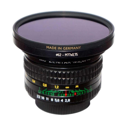 62mm clamp to M77x0.75 female thread adapter for MC Zenitar-M 2.8/16mm lens